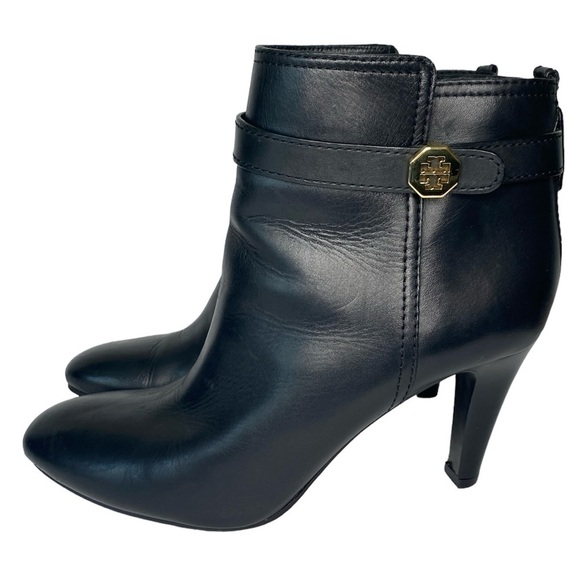 Tory Burch Black
Bristol Equestrian Calf
Leather Ankle Zip Bootie size 10M - Picture 4 of 14
